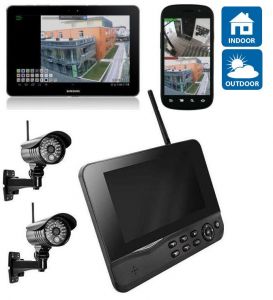 Zestaw kamer MT Vision HS-210 IP LCD 7\" 2xKam WiFi