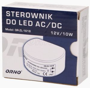 Zasilacz LED do puszki AC/DC 10W IP67 ZL-1618
