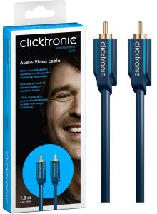 Kabel Audio Subwoofer RCA - RCA CLICKTRONIC 1m.