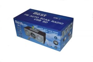 Radio Box & Audio Player BEST UR1 Czarny