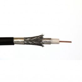kabel RG6 CU DSE D680PE żelowany czarny 250m