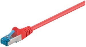 Kabel LAN Patchcord CAT 6A S/FTP Red 1m