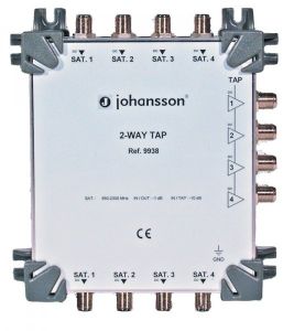 Rozgałęźnik/TAP (-10dB) 4 x SAT Johansson Typ.9938