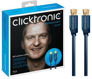 Przyłącze FF SAT ANTENA CABLE CLICKTRONIC 2m