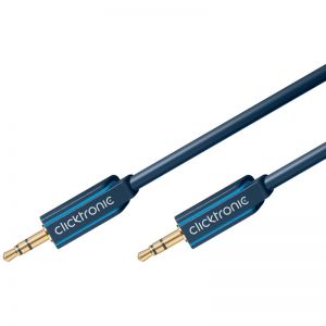 Kabel Audio Jack 3,5mm-Jack 3,5mm CLICKTRONIC 5m