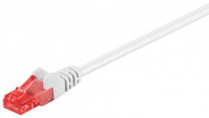 Kabel LAN Patchcord CAT 6 U/UTP biały 15m