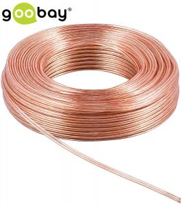 Kabel głośnikowy GOOBAY transp. 2x2.5mm2 CCA 10m