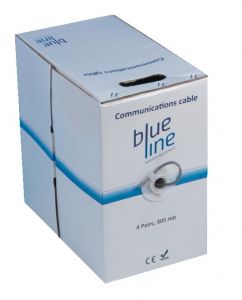 Skrętka CAT5e F/UTP Blue Line CU, 305m INDOOR