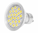 Żarówka 24LED GU10 3W, św.ciepłe białe Glossy Star