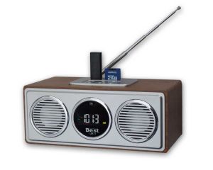 Radio Box & Audio Player BEST UR1 Drewniany