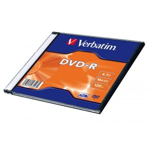 Płyta VERBATIM DVD-R 4,7 GB 16X SLIM CASE